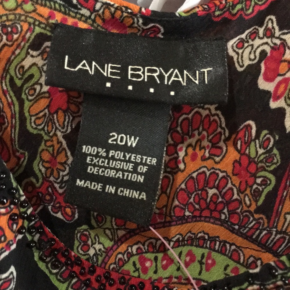 GUC LANE BRYANT TOP with ruffles and sequins - Picture 6 of 7